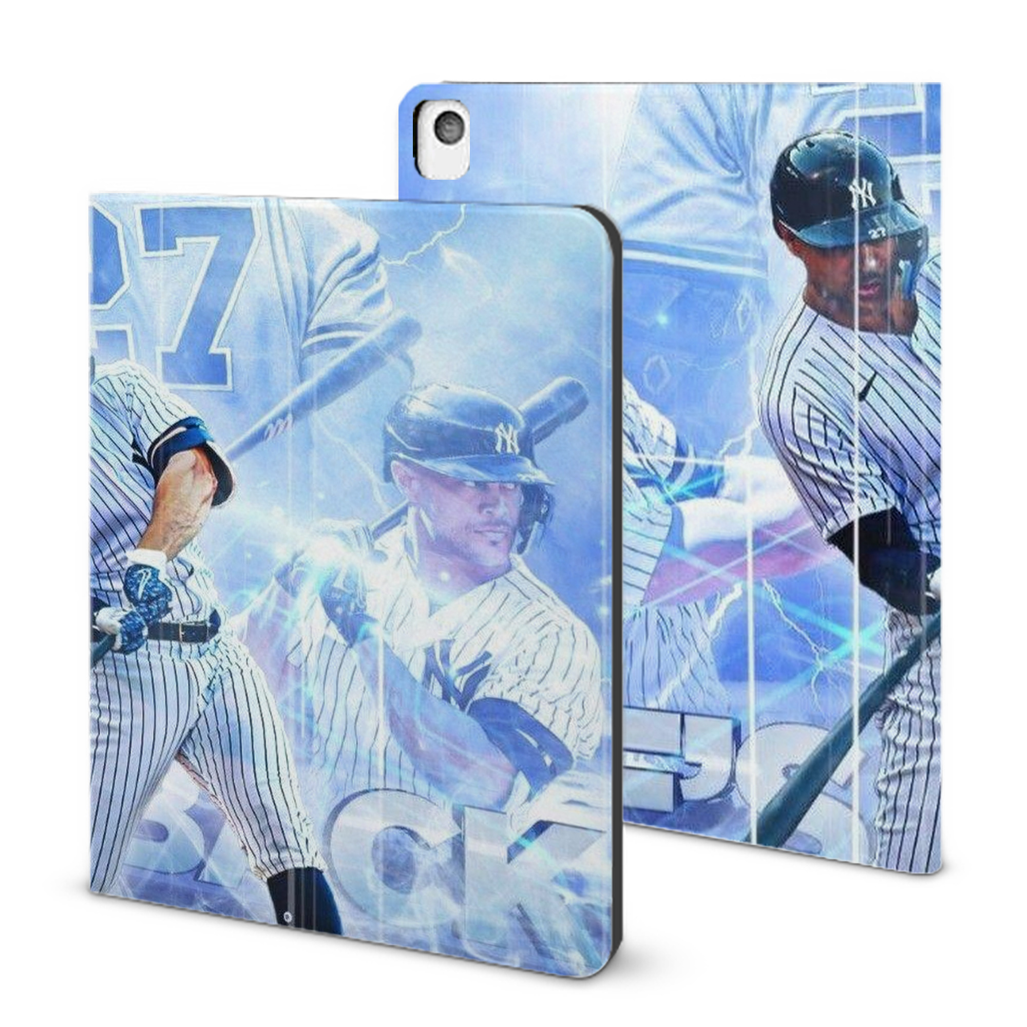 Giancarlo Stanton 26 IPad Book-Style Case With Pencil Slot – Slim PU & TPU Cover – Full Protection, Precise Fit, Water & Scratch Resistant